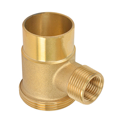 1-1/2" Brass Nut Washer Brass Nut Slip Tee