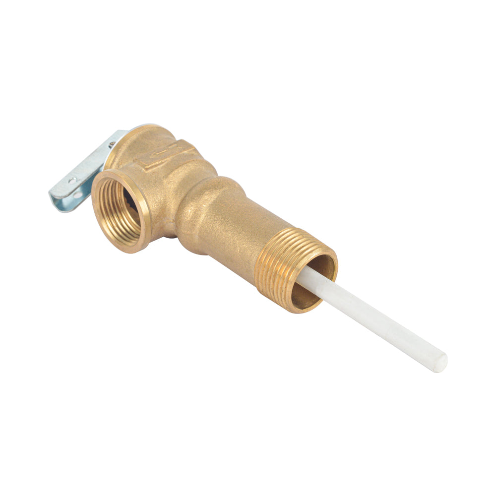 HYDRO MASTER Automatic Long Shank Temperature and Pressure Relief Valve with Extension Probe and Lever (Long Shank)