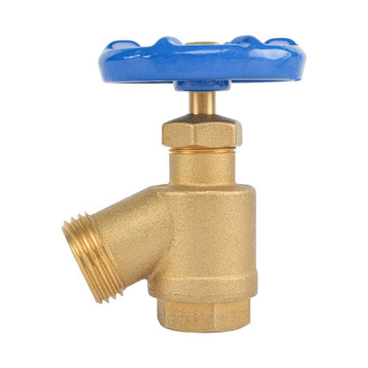 HYDRO MASTER Brass Garden Valve Bent Nose,1/2" FNPT x 3/4" MNH,Fit Most Garden Hoses - watertech plumbing supply