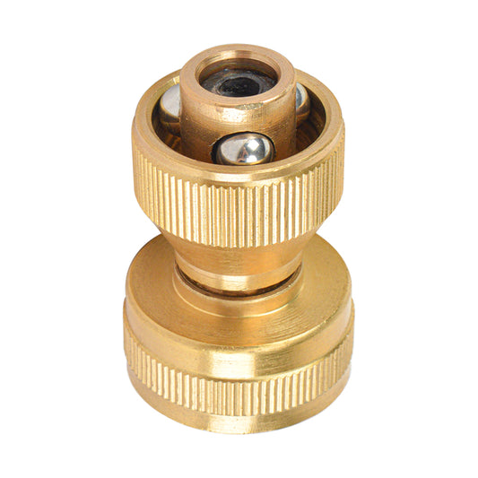 HYDRO MASTER Big Shot Brass Super Nozzle, Solid Brass, Adjustable Twist Pressure Sprayer