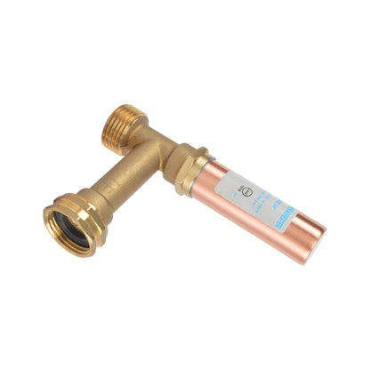HYDRO MASTER 0611001 Tee Water Hammer Arrestors, 3/4 in. FHT x 3/4" in. MHT