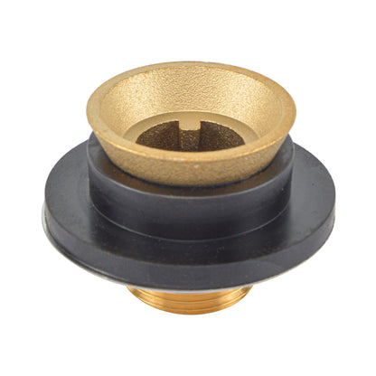 HYDRO MASTER Brass Closet Spud, Brass Urinal Spud, 1-1/2 Inch x 1-1/2 Inch