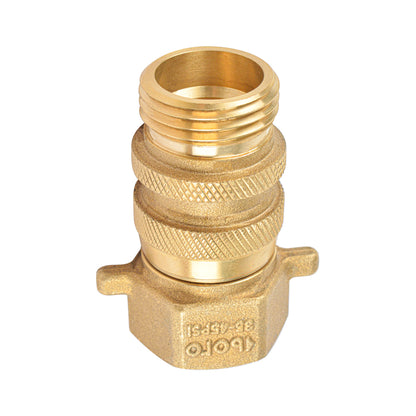RV Water Pressure Regulation,3/4" Garden Hose Thread, for RV Camper, Hose, Trailer, Setting 35-45 Psi (Without Gauge)