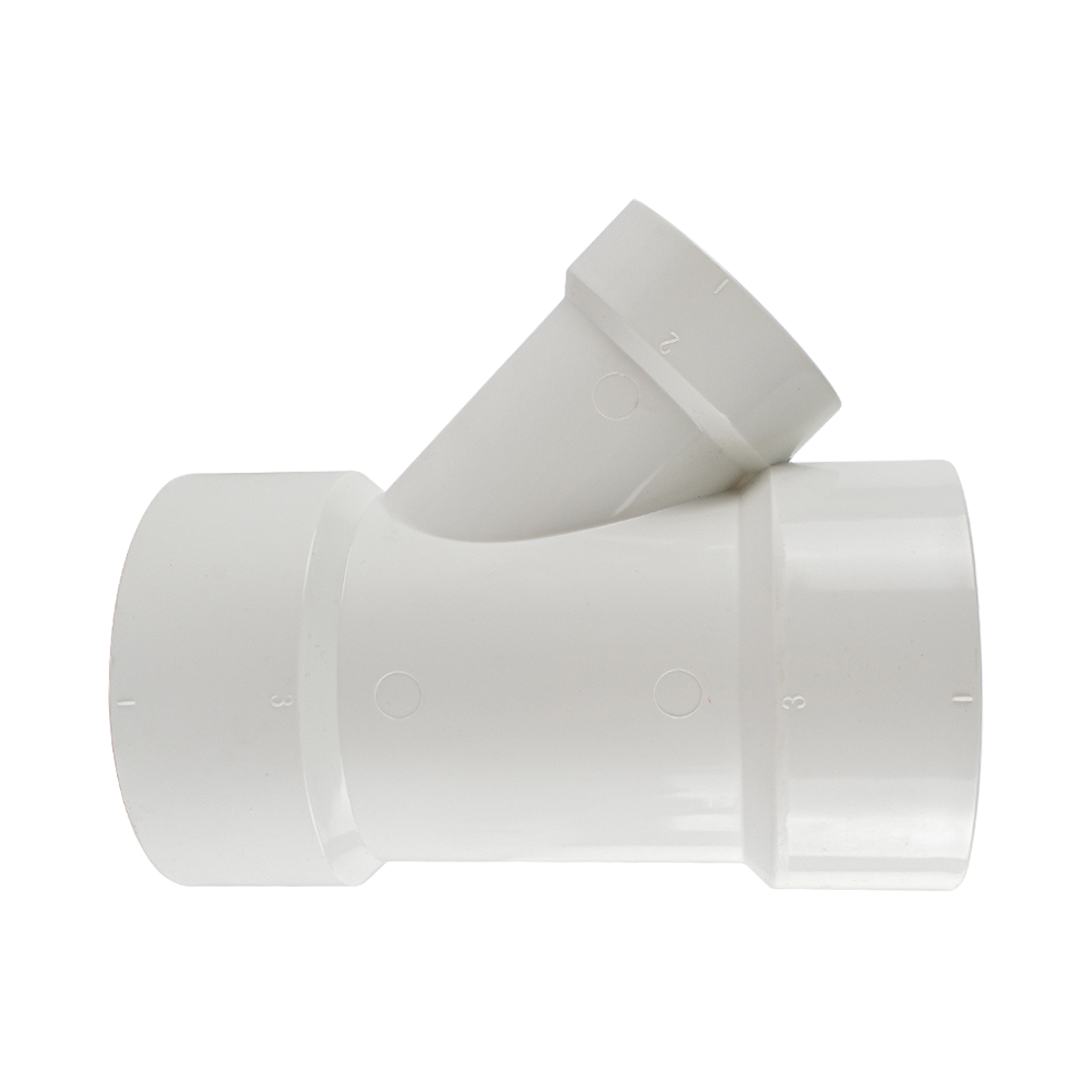 PVC DWV Reducing WYE Fittings (Full Hub)