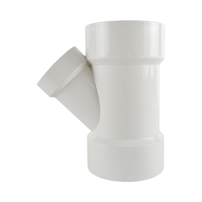 PVC DWV Reducing WYE Fittings (Full Hub)