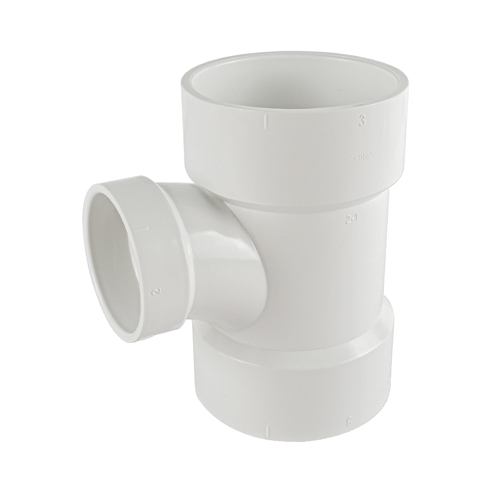 PVC DWV Sanitary Reducing Tee (Full Hub)