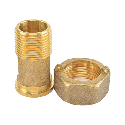 Lead Free Brass Water Meter Coupling with Gasket