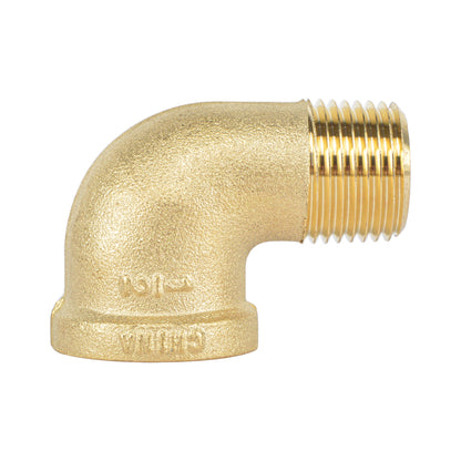 2" Brass st. elbow, Lead Free Brass