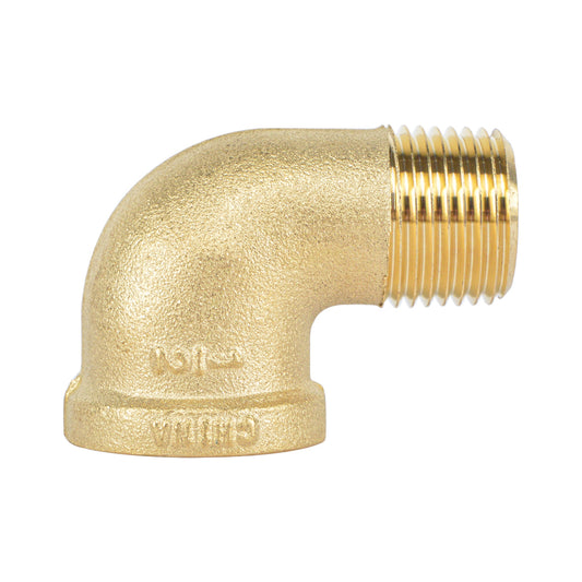 Brass 90-Degree Street Elbow Fitting , Lead Free Brass