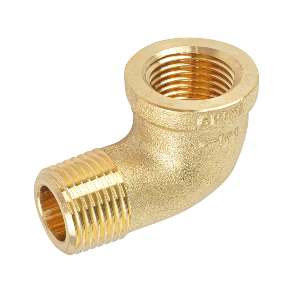 2" Brass st. elbow, Lead Free Brass