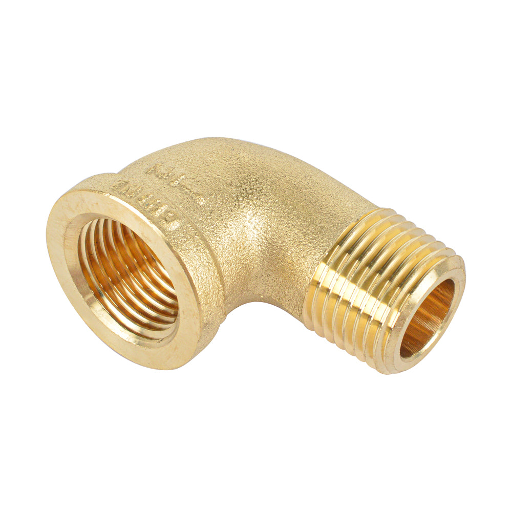 Brass 90-Degree Street Elbow Fitting , Lead Free Brass