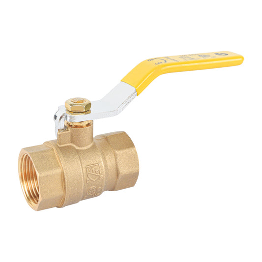 HYDRO MASTER Brass Blowout Proof Stem Full Port Ball Valve