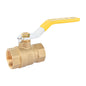 HYDRO MASTER Brass Blowout Proof Stem Full Port Ball Valve