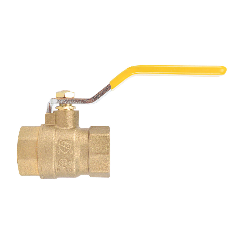 HYDRO MASTER Brass Blowout Proof Stem Full Port Ball Valve