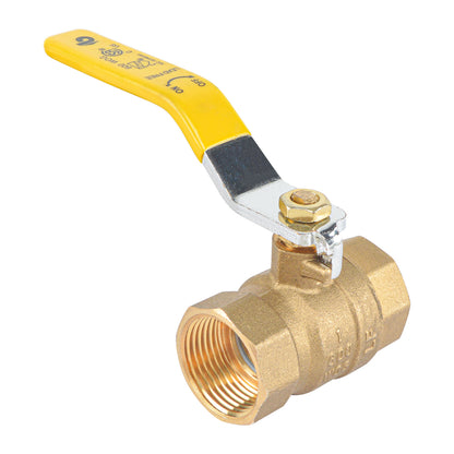 HYDRO MASTER Brass Blowout Proof Stem Full Port Ball Valve