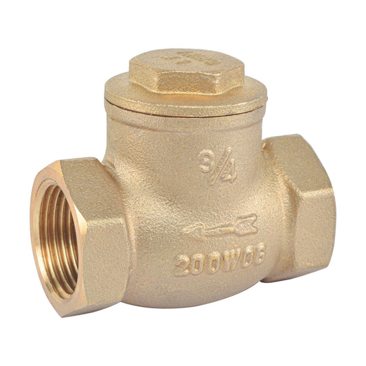 HYDRO MASTER Female Thread Brass Swing Check Valve
