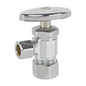 HYDRO MASTER Lead Free Brass Chrome Plated Compression Outlet Stop Angle Valve