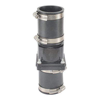 Hydro Master 2 inch Plastic Sump Pump Check Valve with Stainless Steel Clamps