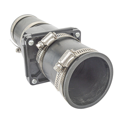 Hydro Master 2 inch Plastic Sump Pump Check Valve with Stainless Steel Clamps