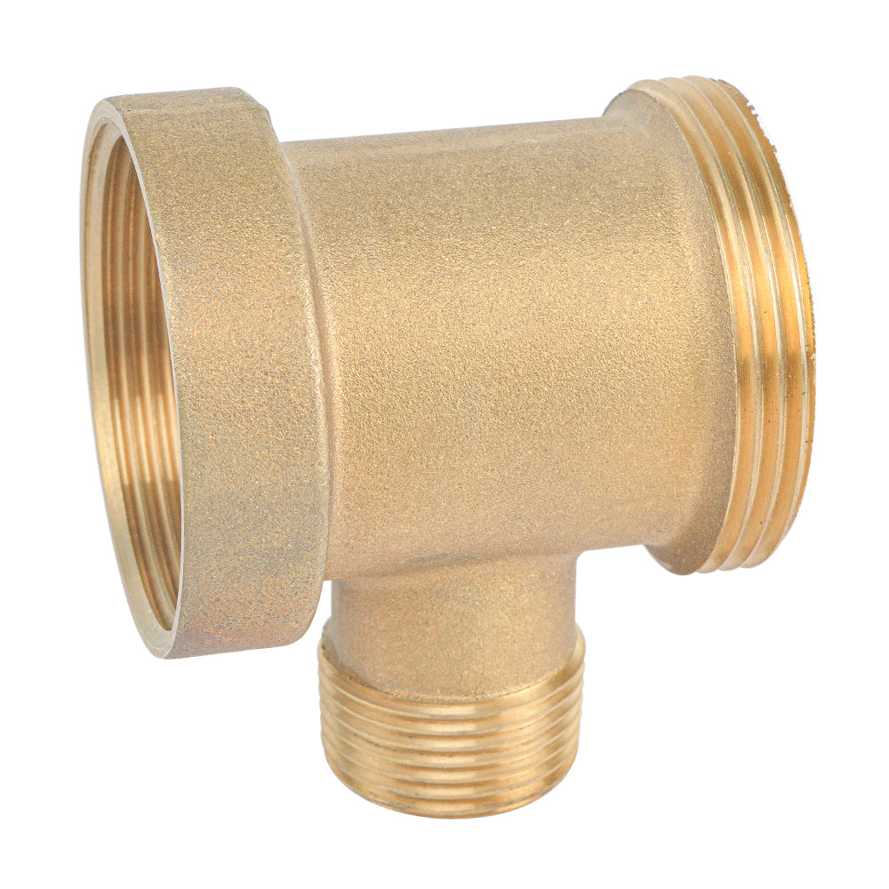 1-1/2" NPT Thread Brass Nut Washer Brass Nut Slip Tee