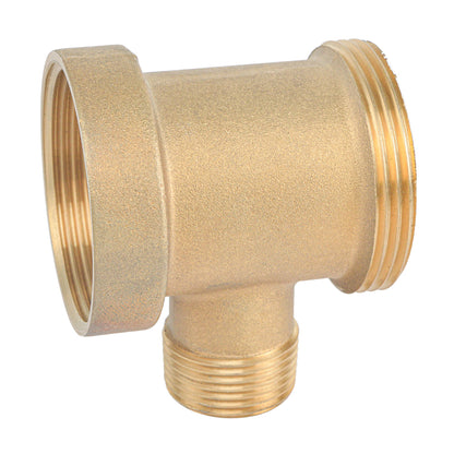 1-1/2" NPT Thread Brass Nut Washer Brass Nut Slip Tee