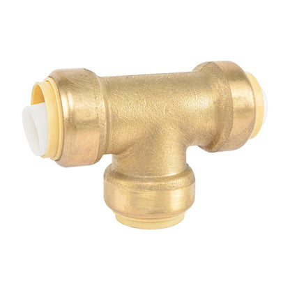 Push Fit Tee Brass Fitting