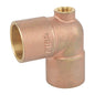 90 Degree Brass Baseboard Tee