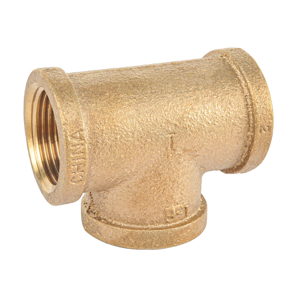 Brass Tee Fitting , Lead Free Brass