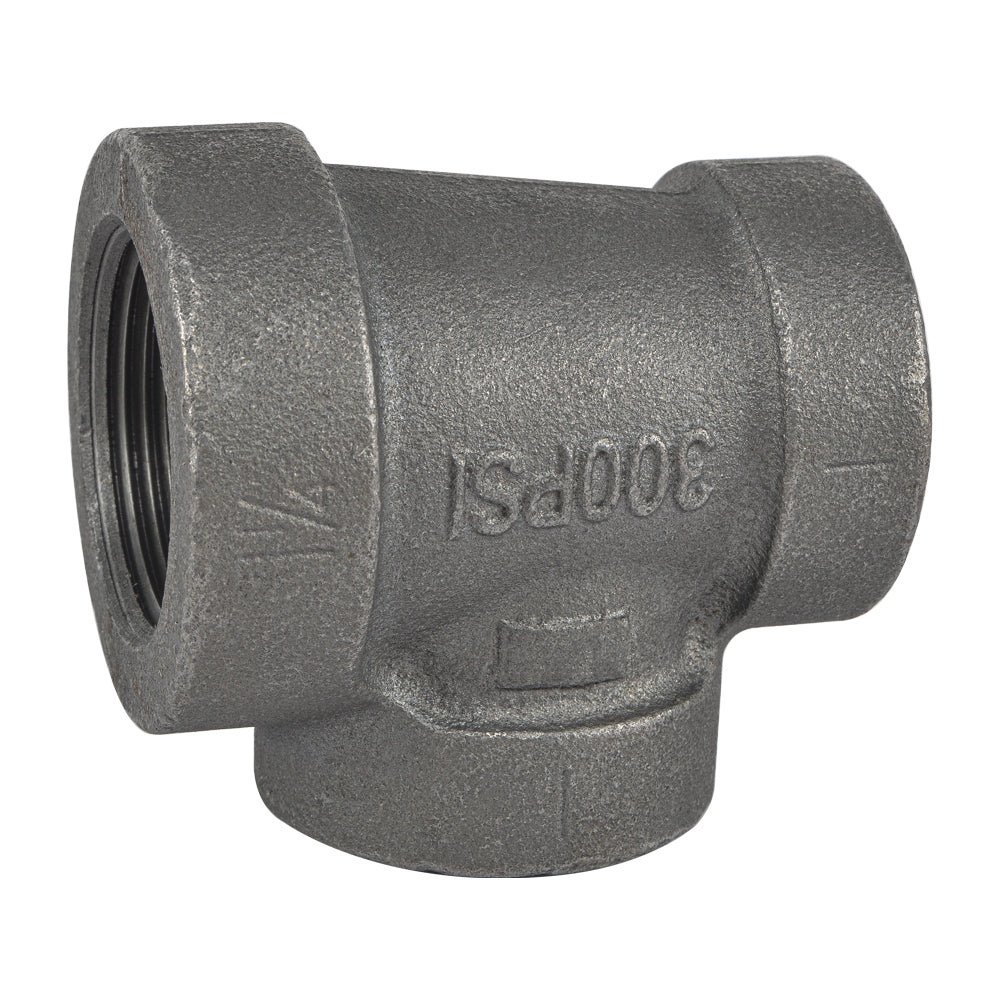 HYDRO MSATER NPT Thread Cast Iron Black Fittings Reducing Tee Iron Pipe Fittings