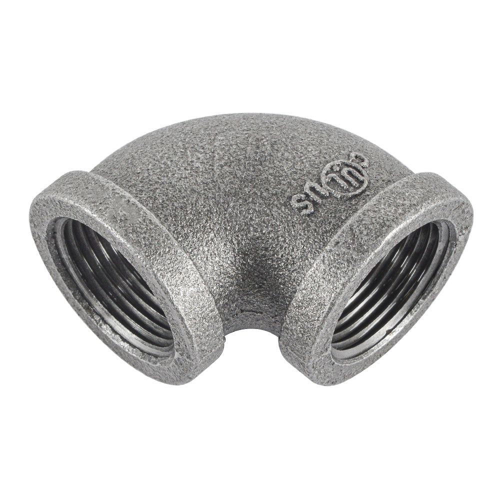 HYDRO MSATER NPT Thread Black Fittings 90° Elbow Iron Pipe Malleable Fittings
