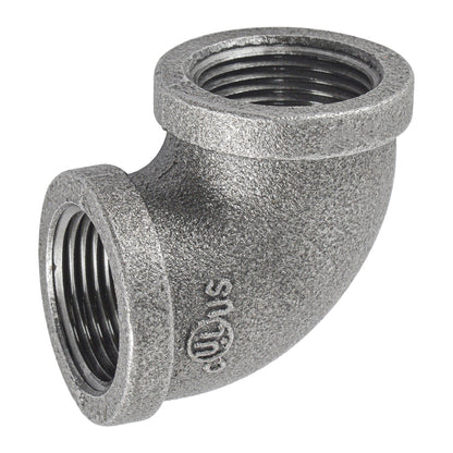 HYDRO MSATER NPT Thread Black Fittings 90° Elbow Iron Pipe Malleable Fittings