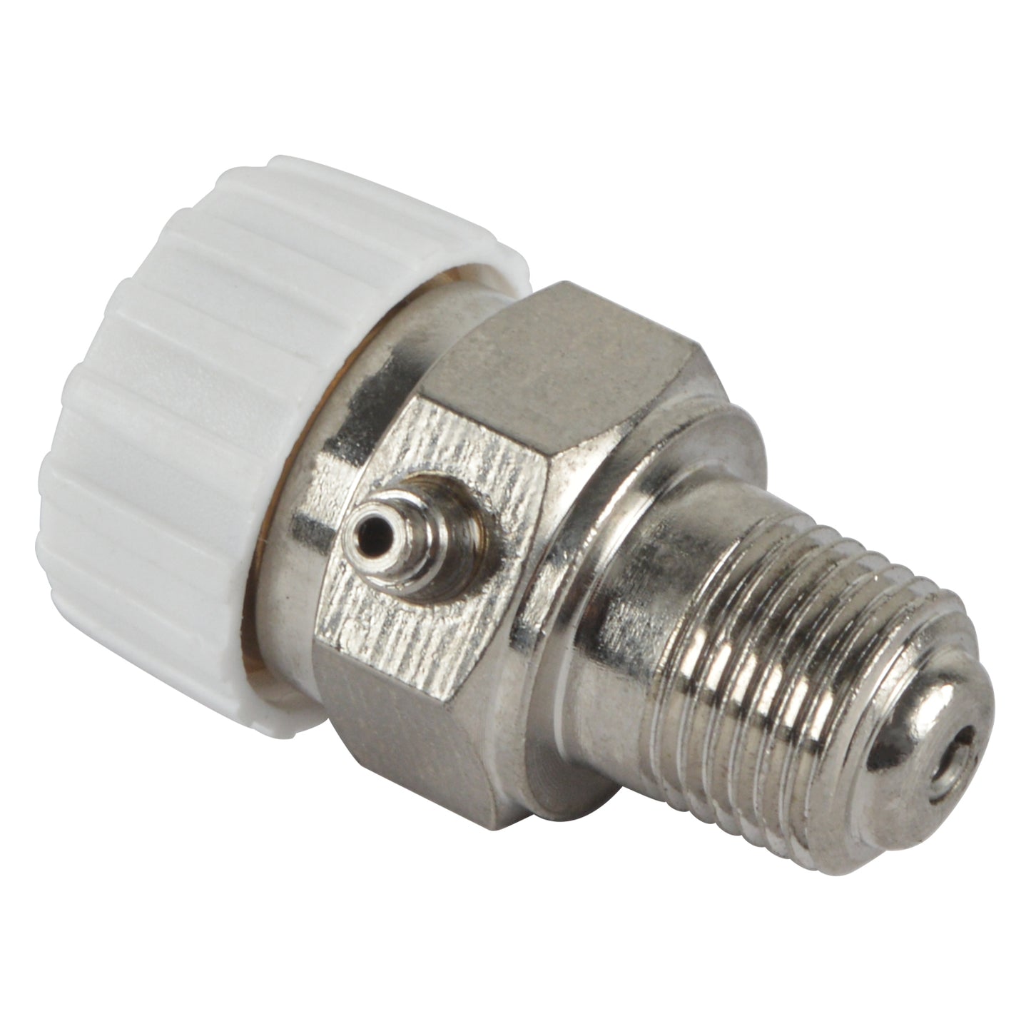 HYDRO MASTER 1/8" Air Vent for Hot Water Heating System, Metal and Plastic, Chrome Plated