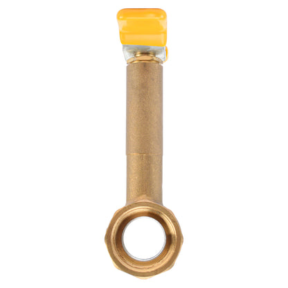 HYDRO MASTER Brass Long Bonnet Ball Valve, Lead Free Brass, T-Handle With IPS Connection