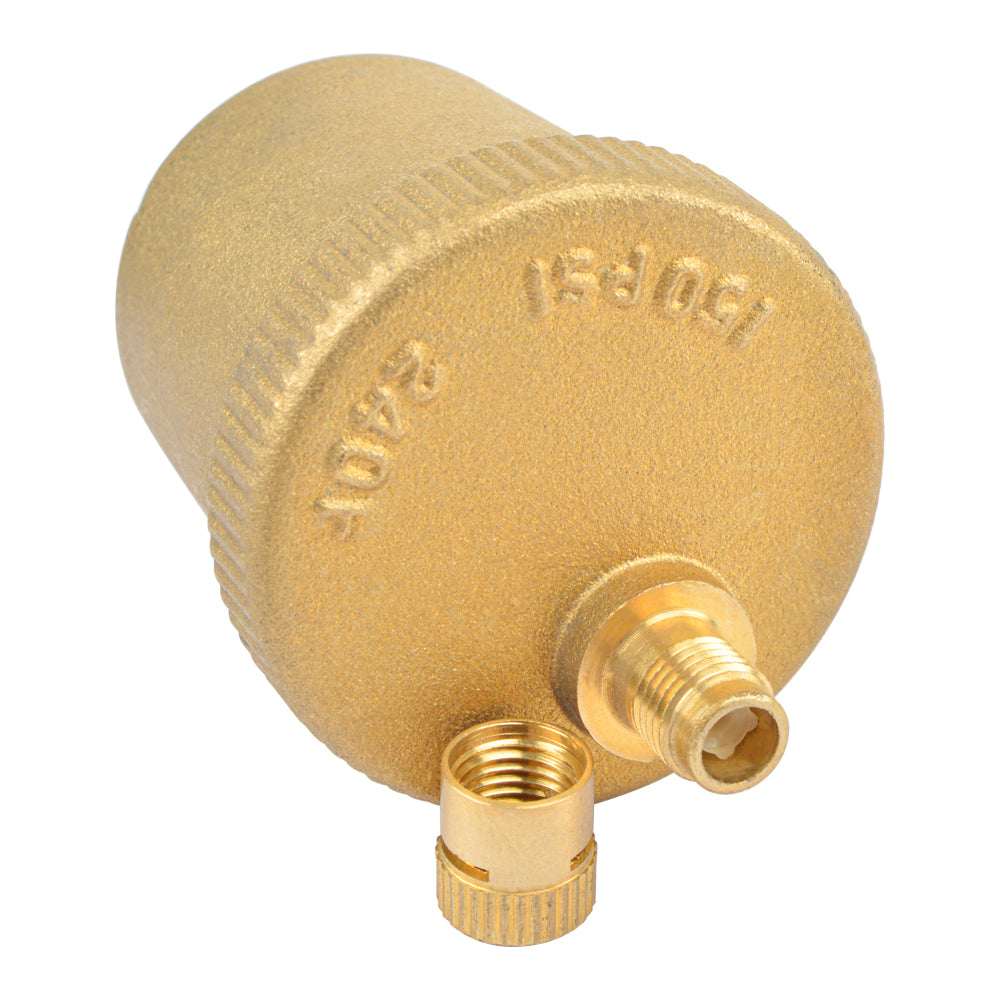 Hydro Master 1/8 Inch Automatic Air Vent Valve,Solid Brass