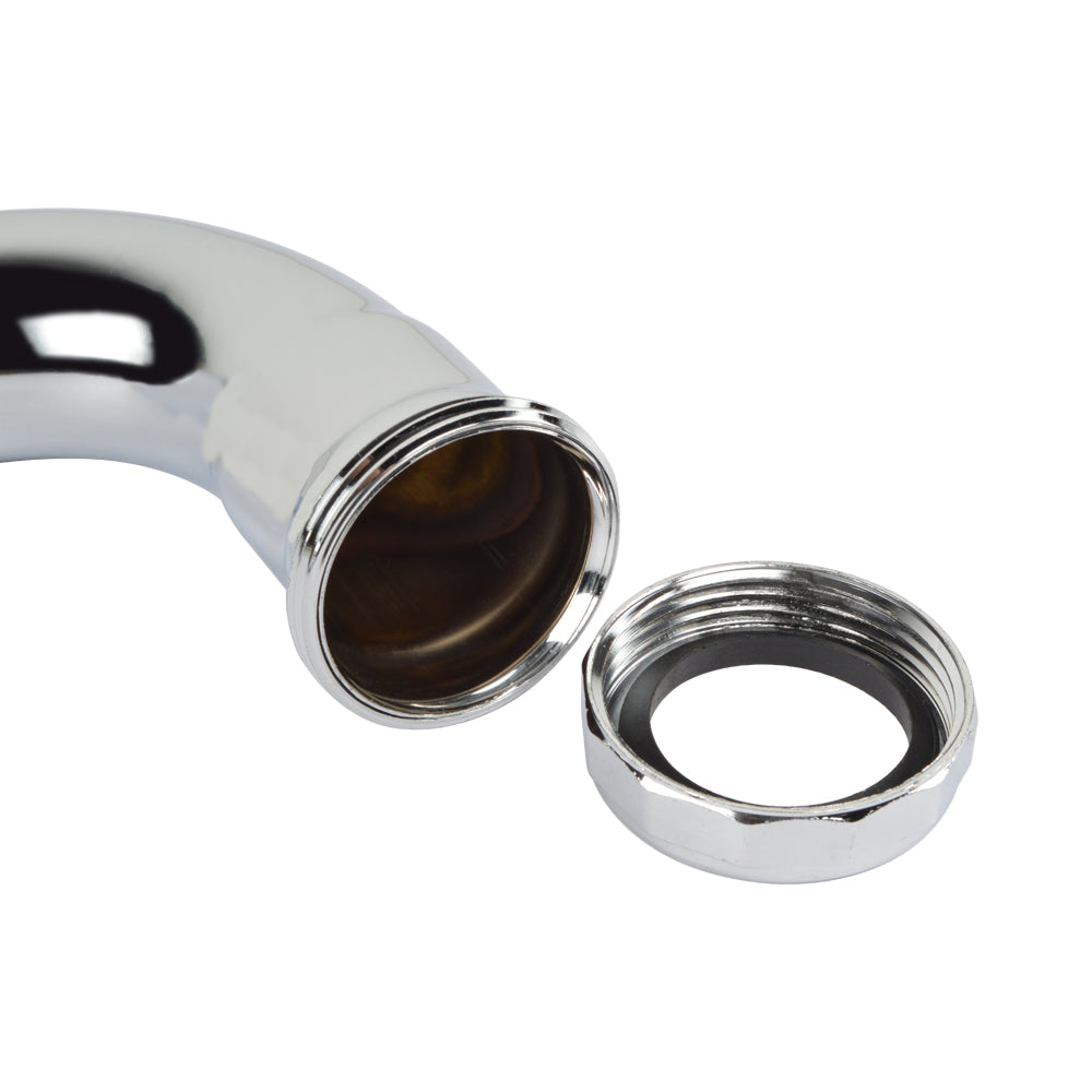 HYDRO MASTER Chrome Plated Brass Slip Joint Elbow