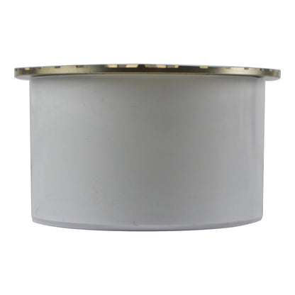 PVC Inside Pipe Cleanout with 3-1/2" Nickel Bronze Cover