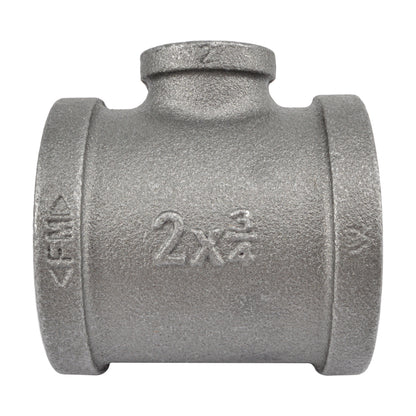 HYDRO MSATER NPT Thread Black Fittings Reducing Tee Iron Pipe Malleable Fittings