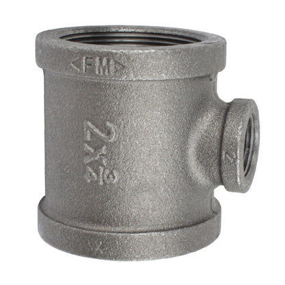 HYDRO MSATER NPT Thread Black Fittings Reducing Tee Iron Pipe Malleable Fittings