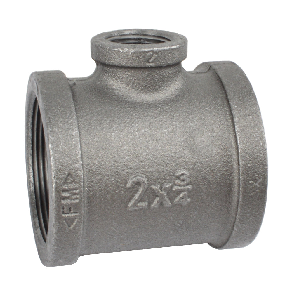 HYDRO MSATER NPT Thread Black Fittings Reducing Tee Iron Pipe Malleable Fittings
