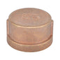 2" Brass Cap Fitting , Lead Free Brass - watertech plumbing supply