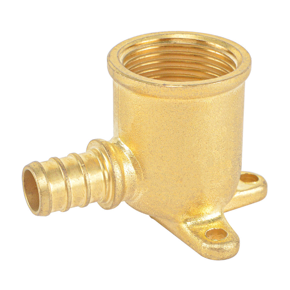 HYDRO MSATER Lead Free Brass Drop Ear Elbow PEX Fitting - watertech plumbing supply