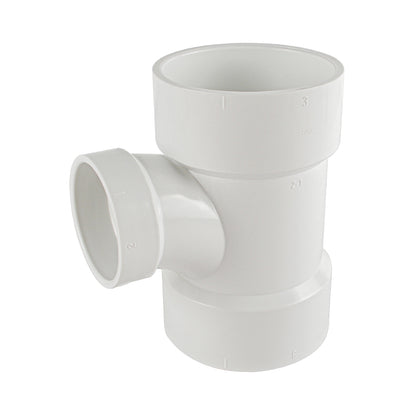 PVC DWV Fitting Reducing Sanitary Tee （ All Hub ） - watertech plumbing supply