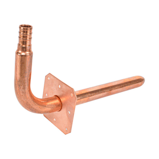 HYDRO MSATER 1/2" PEX COPPER STUB OUT ELBOW W/EAR - watertech plumbing supply