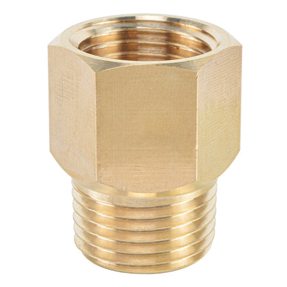 1/2" NPT Thread Long Type Forged Brass Connection Adapter Pipe Fittings - watertech plumbing supply