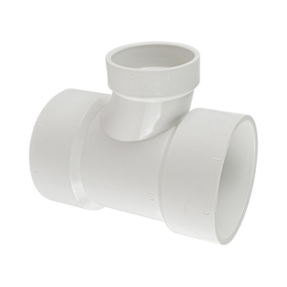PVC DWV Fitting Reducing Sanitary Tee （ All Hub ） - watertech plumbing supply