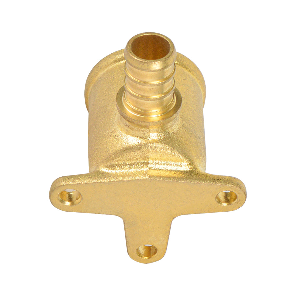 HYDRO MSATER Lead Free Brass Drop Ear Elbow PEX Fitting - watertech plumbing supply