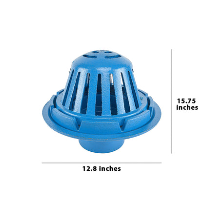HYDRO MASTER Cast Iron Roof Drain 3 Inch , 4 Inch - watertech plumbing supply