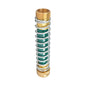 HYDRO MASTER Garden Hose Coiled Spring Protector,Solid Brass Connector,Garden Faucet Extension