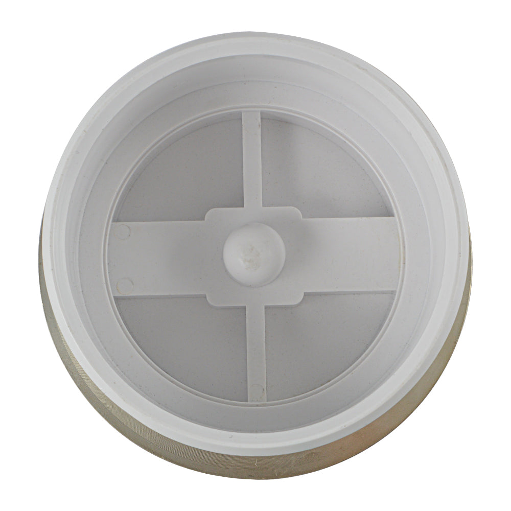 PVC Inside Pipe Cleanout with 3-1/2" Nickel Bronze Cover - watertech plumbing supply