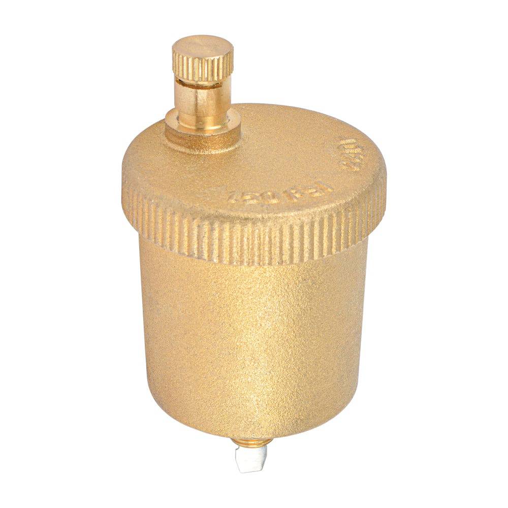 Hydro Master 1/8 Inch Automatic Air Vent Valve,Solid Brass - watertech plumbing supply